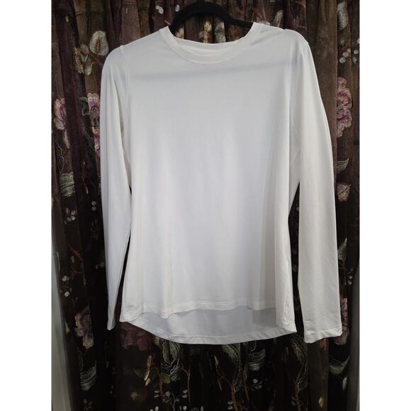 Peter Millar Vinyasa Womens Performance White Long Sleeve Size Medium - Picture 4 of 14